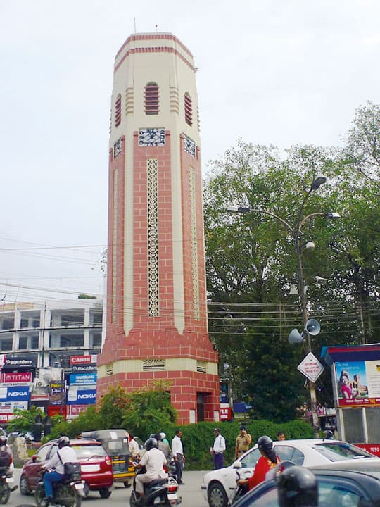 Dehradun Clock Tower (Ghanta Ghar) city centre