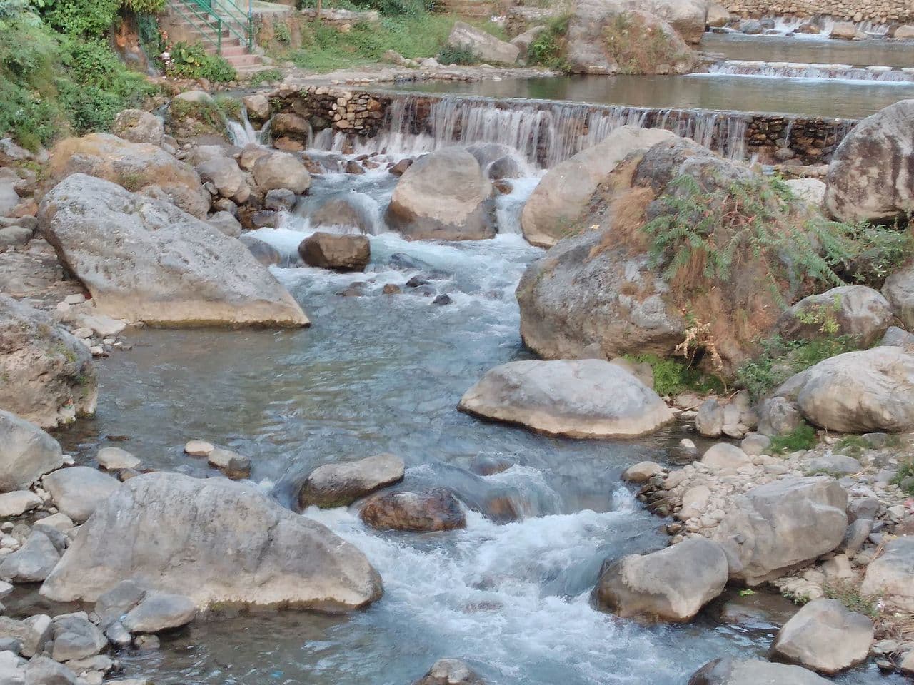 Waterfalls and pools at Sahastradhara, Dehradun